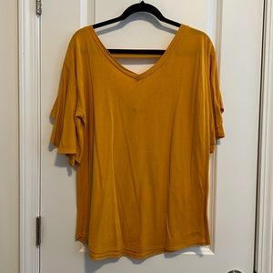 Mustard Yellow Cotton Blouse